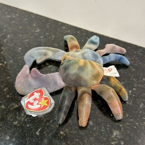 TY Beanie Baby “Claude” the Crab Colours Vary Retired Vintage MWMT (6 inch) - Picture 3 of 9